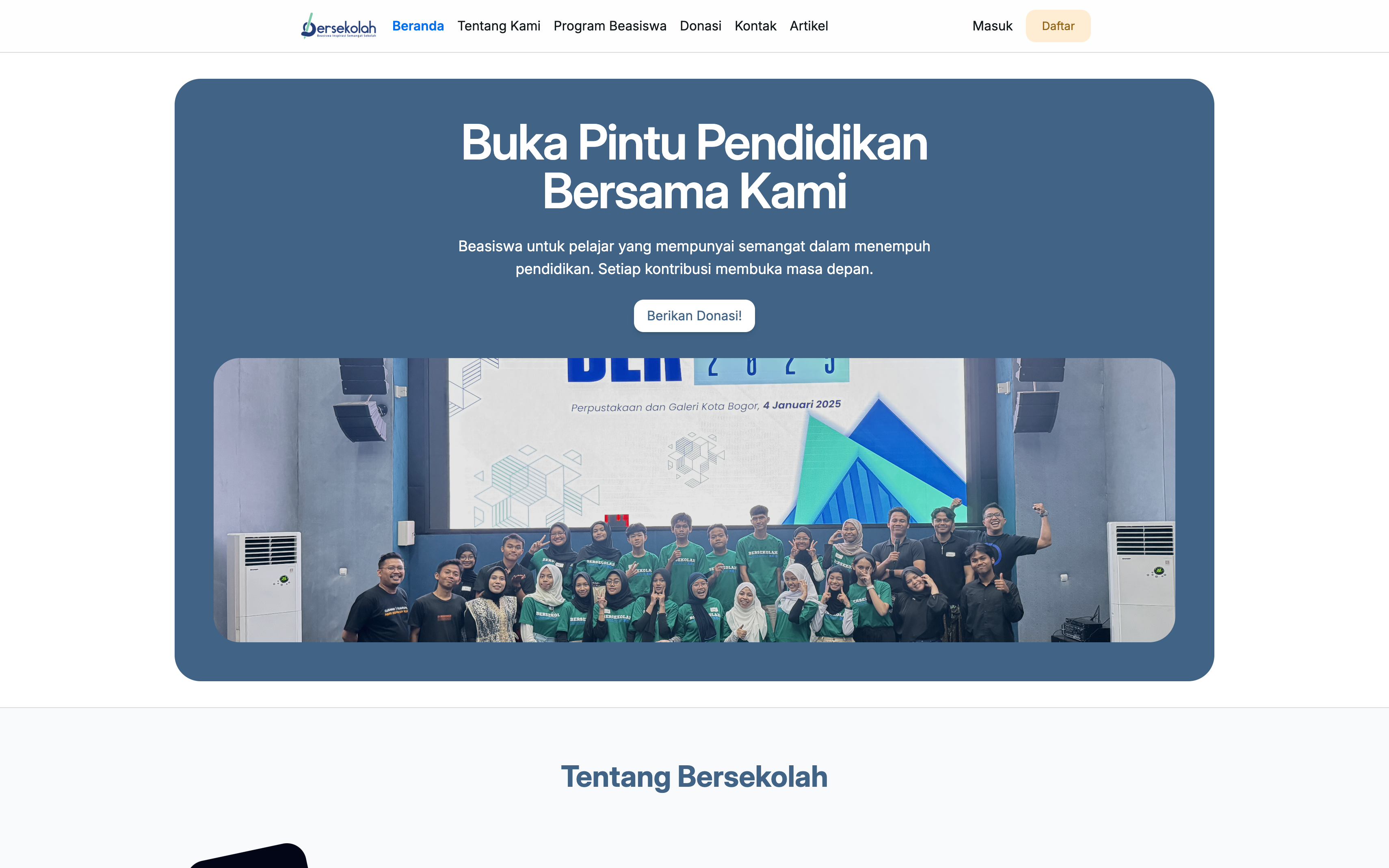 Yayasan Bersekolah